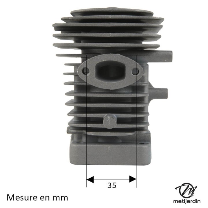 Cylindre piston tronçonneuse pour Husqvarna 236, 240. Ø 39mm