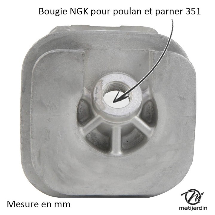 Cylindre piston pour tronçonneuse Poulan, Partner 351 Ø 41 mm