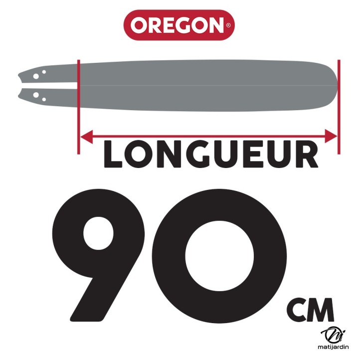 Guide tronçonneuse Oregon Hard Nose. 90 cm