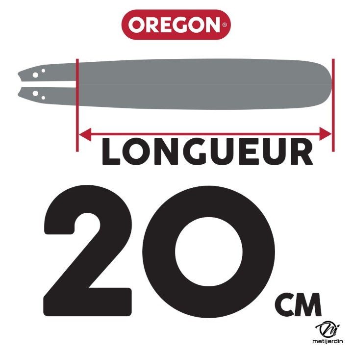 Guide tronçonneuse Oregon DB Guard. 20 cm