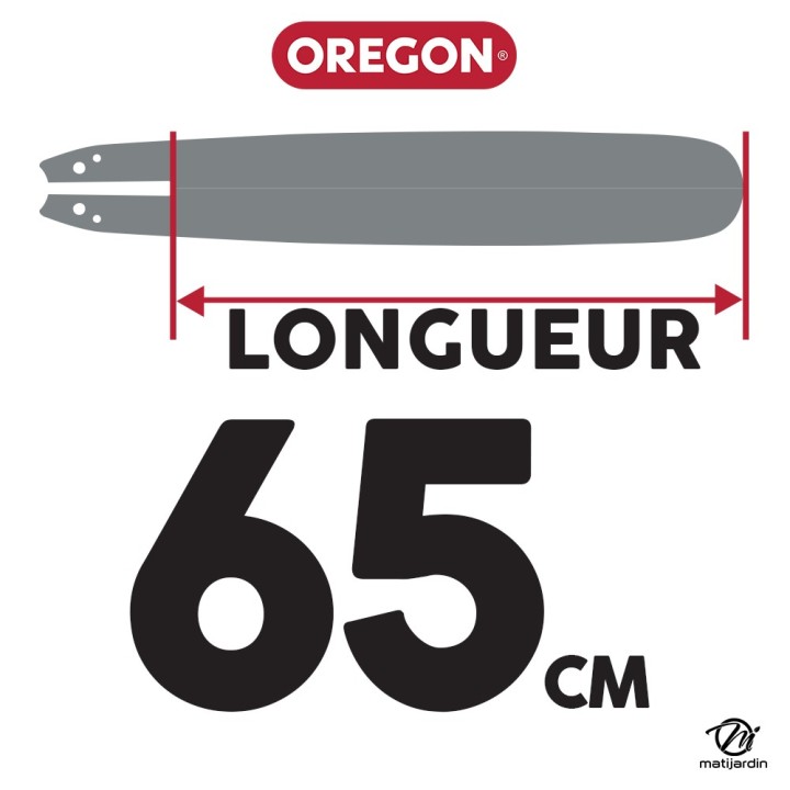 Guide tronçonneuse Oregon Power Match. 65 cm