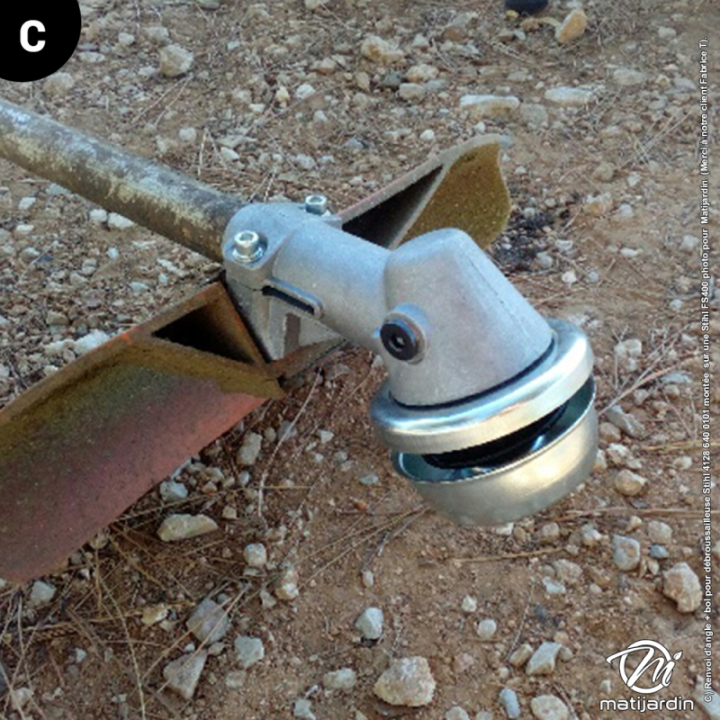 Renvoi d'angle pour débroussailleuse Stihl 4128 640 0101
