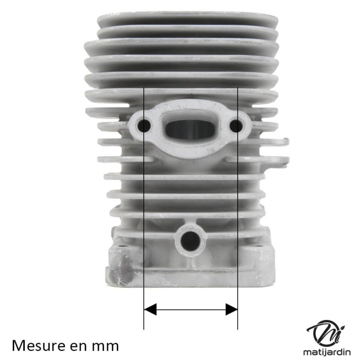 Cylindre piston pour tronçonneuse Husqvarna 351. Ø 43 mm