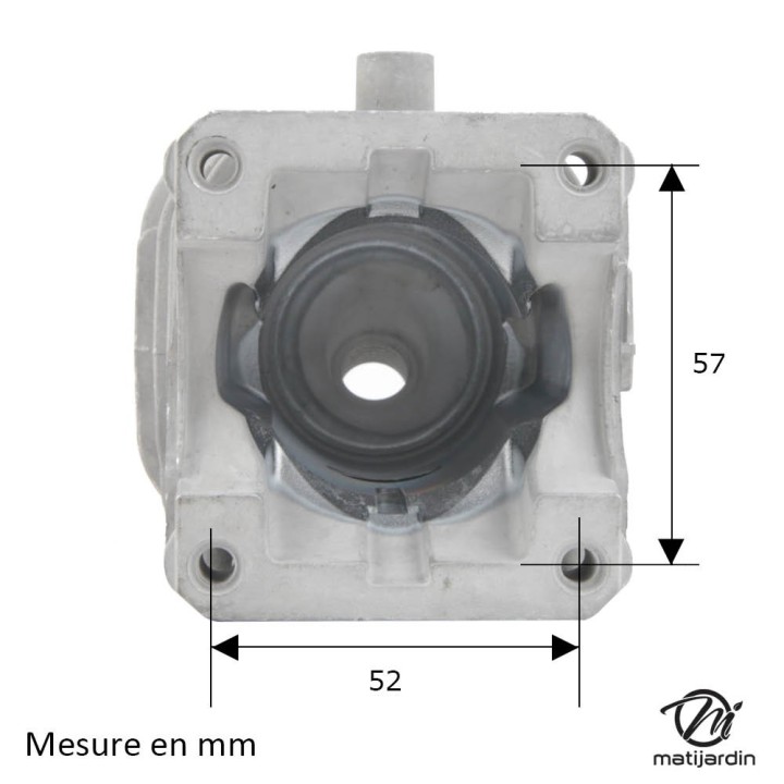 Cylindre piston pour tronçonneuse Husqvarna 351. Ø 43 mm