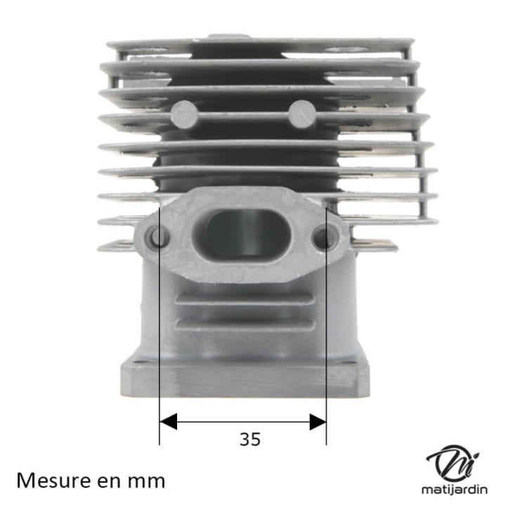 Cylindre piston pour débroussailleuse. Ø 35 mm. Pour Stihl FS120