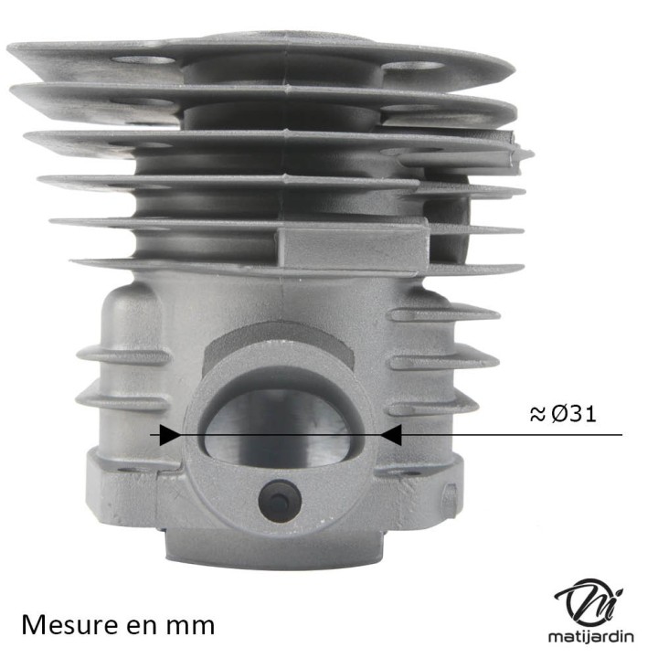 Cylindre piston pour tronconneuse Husqvarna 340, 345, 350. Ø 44 mm
