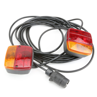 Feux 2 fonctions magnétique. 48V. Pour attelage, remorque