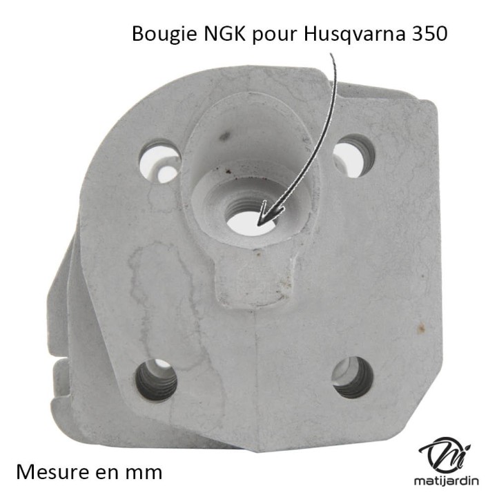 Cylindre piston  pour tronçonneuse Husqvarna 350. Ø 44 mm