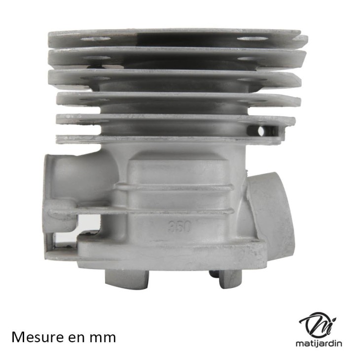 Cylindre piston  pour tronçonneuse Husqvarna 350. Ø 44 mm