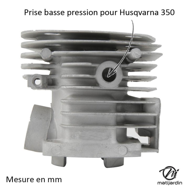 Cylindre piston  pour tronçonneuse Husqvarna 350. Ø 44 mm
