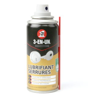 Lubrifiant serrure. 3 en 1