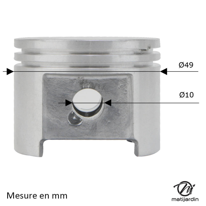 Cylindre & piston pour Stihl TS400 49mm