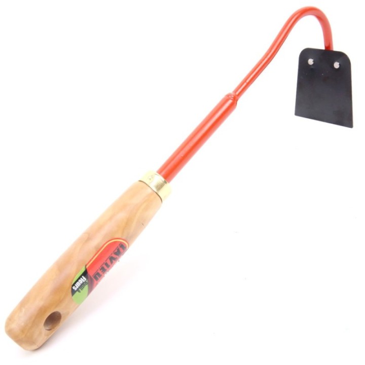 Binette longue à fleurs avec manche bois. Forges de Lavieu