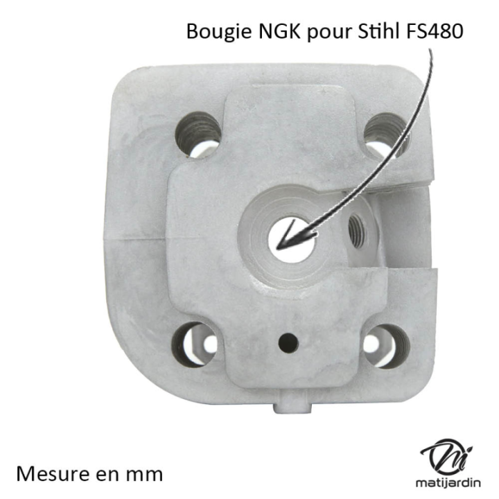 Cylindre piston pour débroussailleuse. Ø 44 mm. Pour Stihl FS480