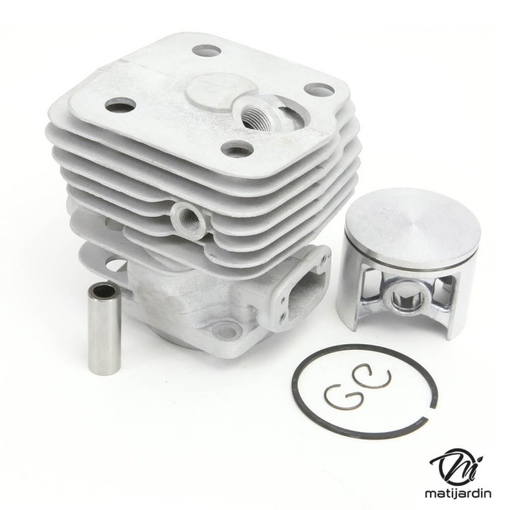 Cylindre piston  pour tronçonneuse Husqvarna 181, 281, 288. Ø 54 mm