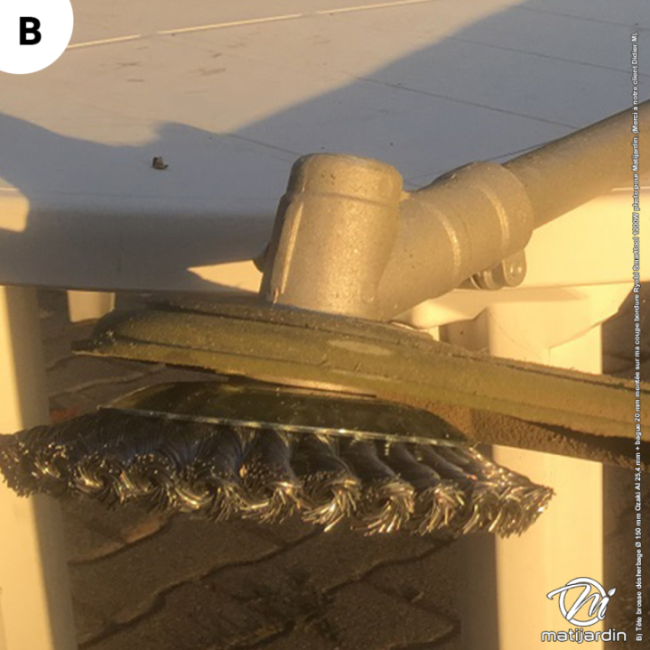 Tête désherbage fils métal 150 x 20 et 25.4 mm jusqu'au 40CC