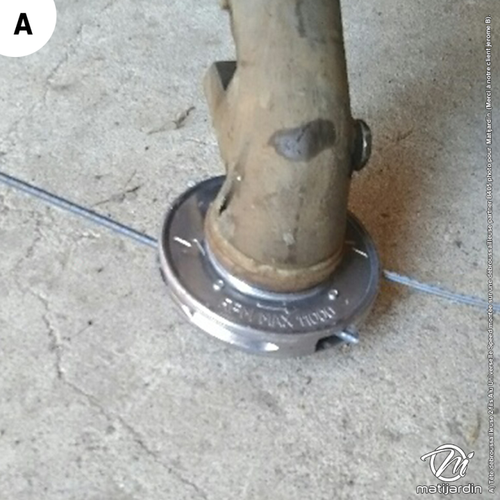 Tête débroussailleuse 2 fils. Alu. Universelle. Speed