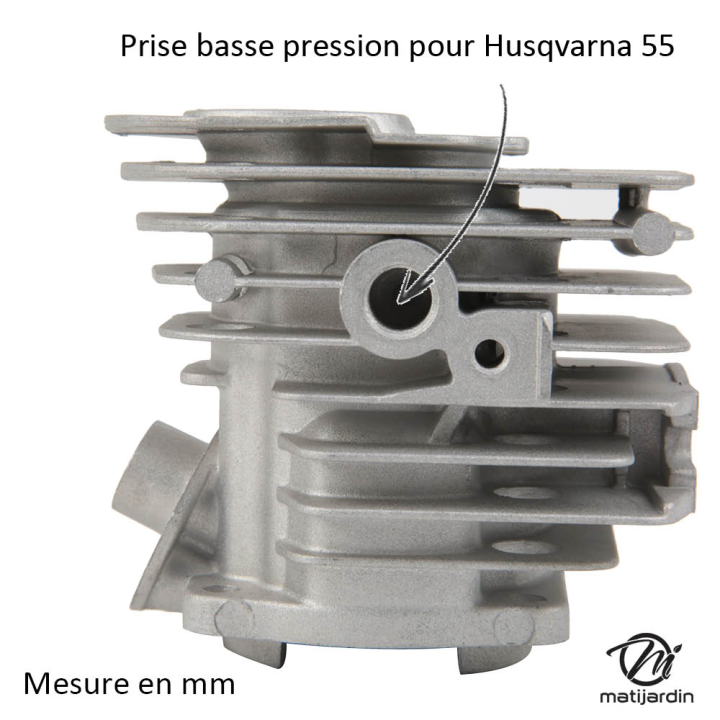 Cylindre piston pour tronçonneuse Husqvarna 55. Ø 45 mm