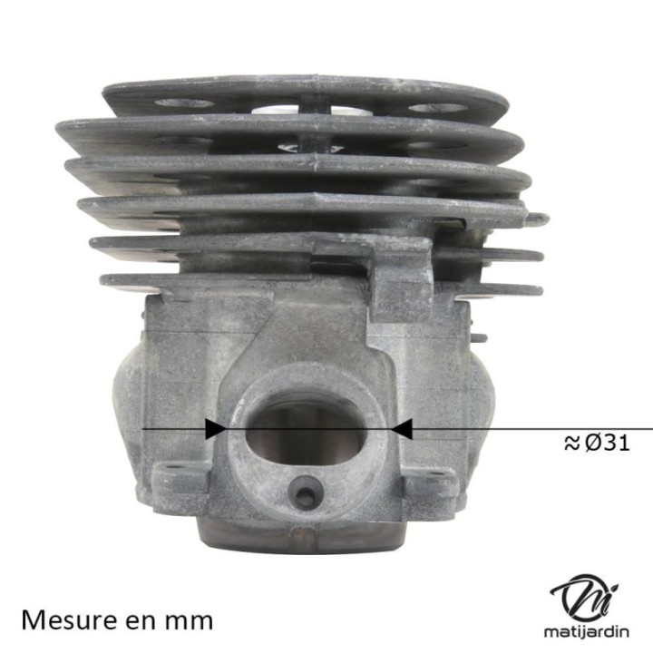 Cylindre piston pour tronçonneuse Husqvarna 359. Ø 47 mm