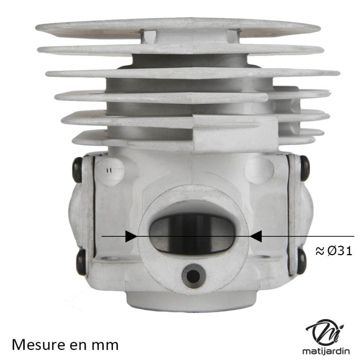 Cylindre piston pour tronçonneuse Husqvarna 350, 346XP Ø 44 mm