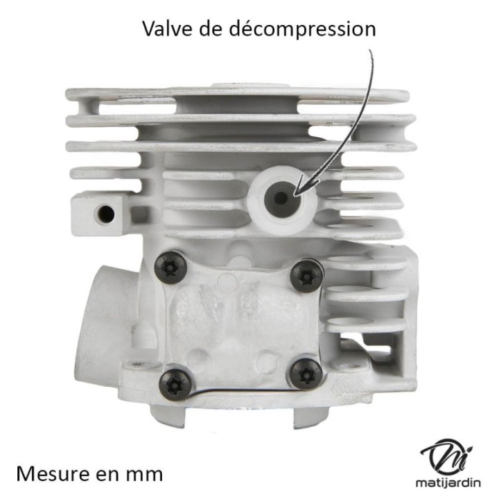 Cylindre piston pour tronçonneuse Husqvarna 350, 346XP Ø 44 mm