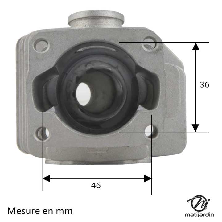 Cylindre piston pour débroussailleuse. Ø 40 mm. Pour Stihl FS280
