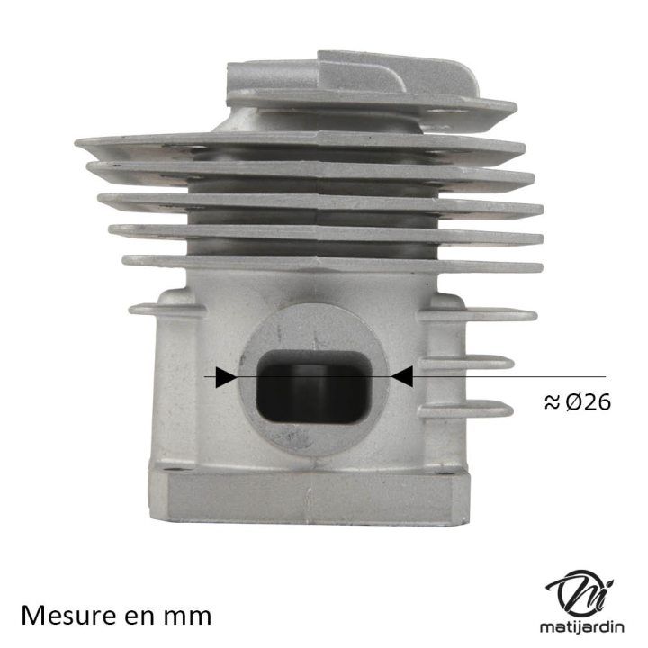 Cylindre piston pour débroussailleuse. Ø 40 mm. Pour Stihl FS280