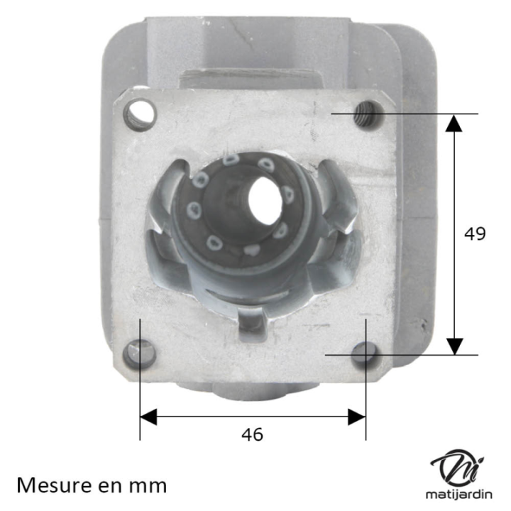 Cylindre piston pour débroussailleuse. Ø 35 mm. Pour Stihl FS120