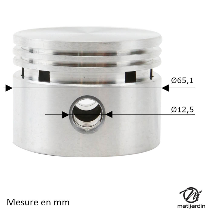 Kit piston adaptable pour Briggs & Stratton N°298 982