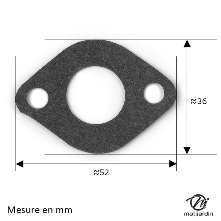 Joint de carburateur 68987 pour moteur Briggs et Stratton
