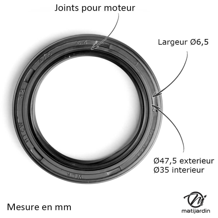 Joint spi pour moteur Briggs & Stratton N°291675