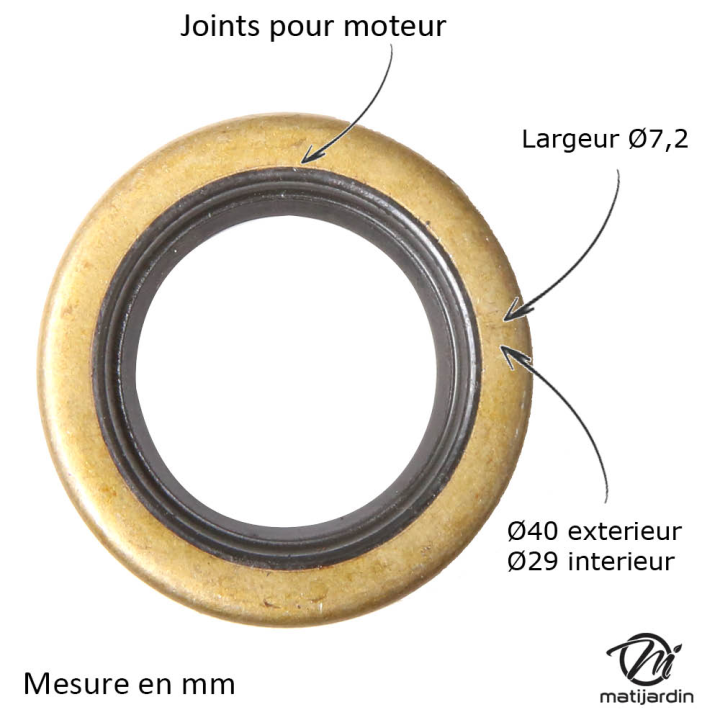 Joint spi 391485 et 294167 pour moteur Briggs et Stratton