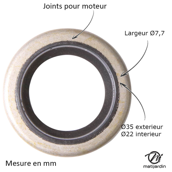 Joint spi 391483 et 291841 pour moteur Briggs et Stratton