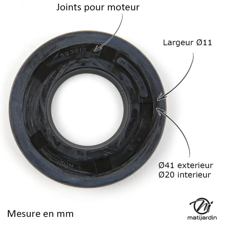 Joint spi 393812 pour moteur Briggs et Stratton