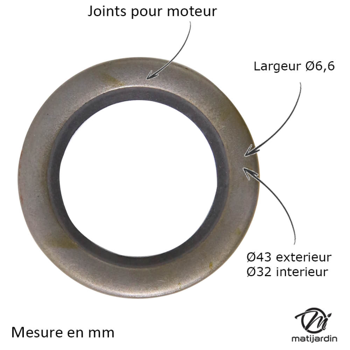 Joint spi 391086 et 298423 pour moteur Briggs et Stratton