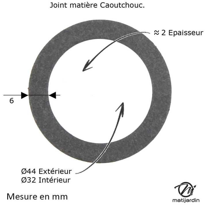 Joint embase pour moteur Briggs & Stratton. N° origine 271077