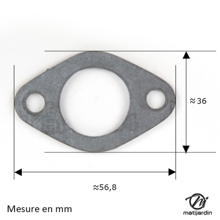 Joint de carburateur / cylindre adaptable pour moteur Briggs & Stratton N° 27828