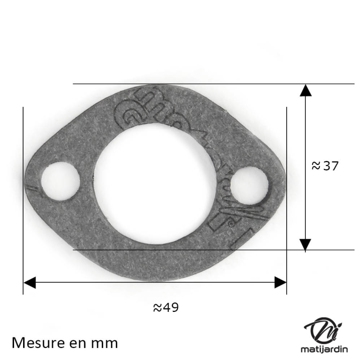 Joint de carburateur 27909 pour moteur Briggs et Stratton