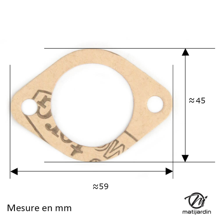 Joint de carburateur 27381 pour moteur Briggs et Stratton