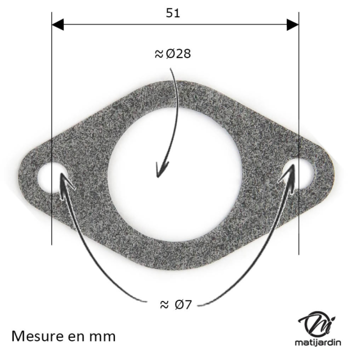 Joint de carburateur 270267 pour moteur Briggs et Stratton