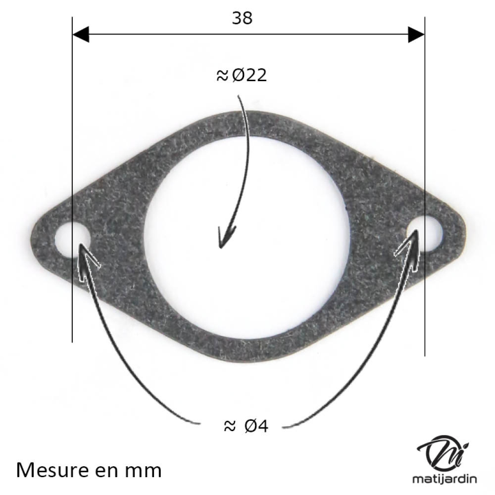 Joint de carburateur / cylindre adaptable pour moteur Briggs & Stratton N° 270070