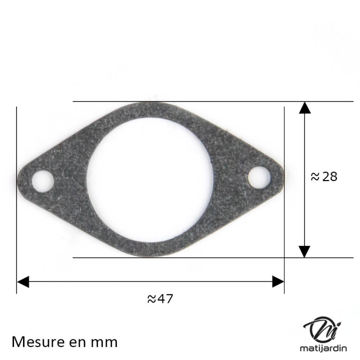 Joint de carburateur / cylindre adaptable pour moteur Briggs & Stratton N° 270070