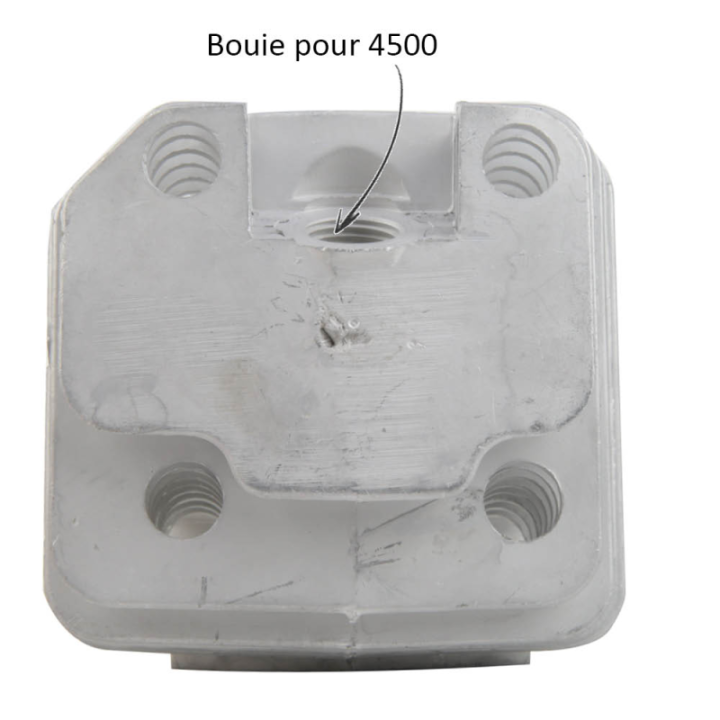 Cylindre piston adaptable pour tronçonneuse 4500. Diamètre 43 mm