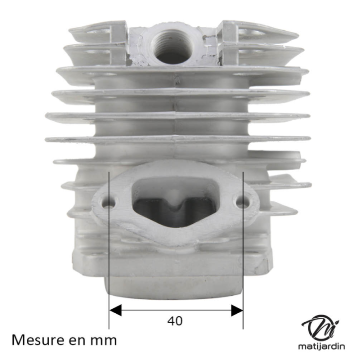 Cylindre piston adaptable pour tronçonneuse 4500. Diamètre 43 mm