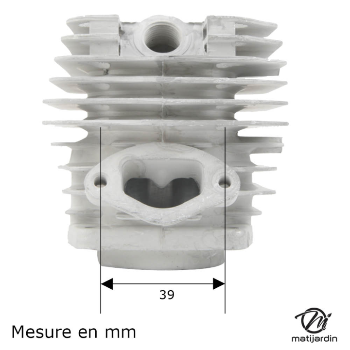 Cylindre piston adaptable pour tronçonneuse 5200. Diamètre 45 mm