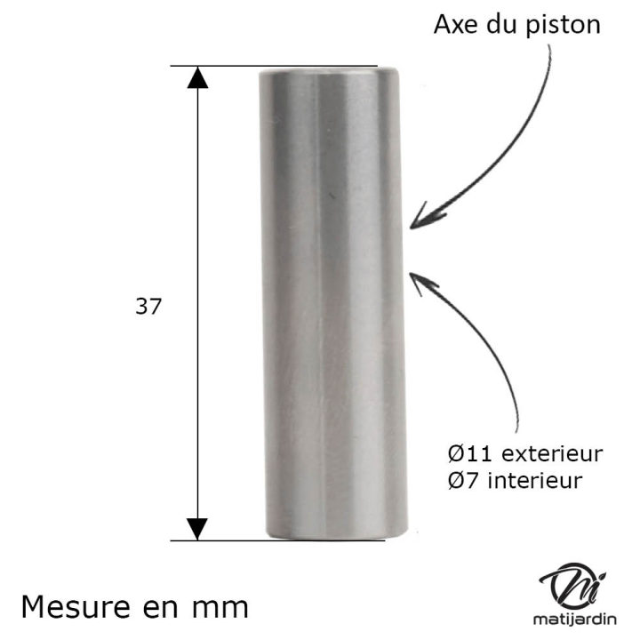 Cylindre piston adaptable pour tronçonneuse 5200. Diamètre 45 mm