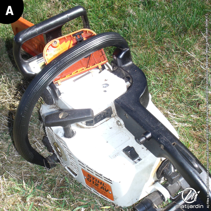 Filtre à air adaptable pour tronçonneuse Stihl 009, 010, 011, 012