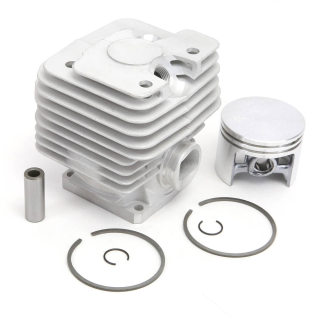 Cylindre piston adaptable pour tronçonneuse Stihl MS381. Diamètre 52 mm