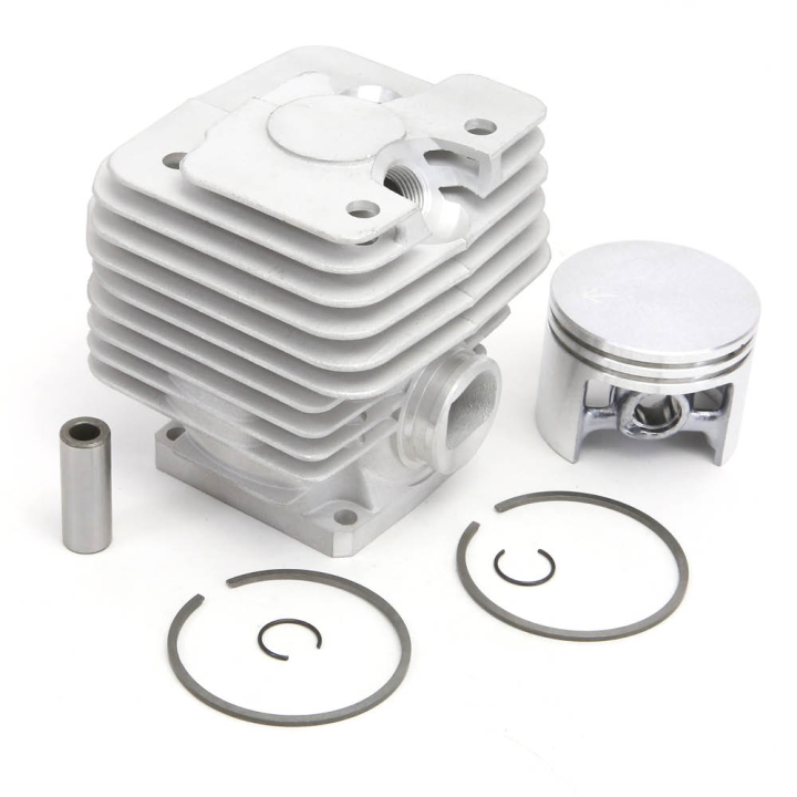 Cylindre piston adaptable pour tronçonneuse Stihl MS381. Diamètre 52 mm