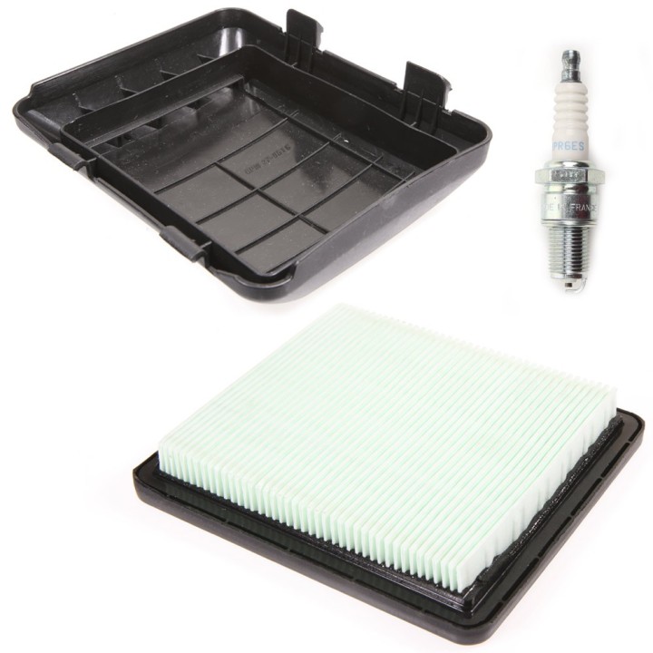Filtre à air + couvercle + bougie pour Honda GCV135, GCV190, GCV160